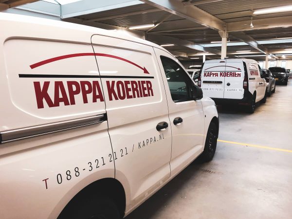 Kappa Koerier Rotterdam Bus Caddy Belettering Stickers Reclame - Plakdame